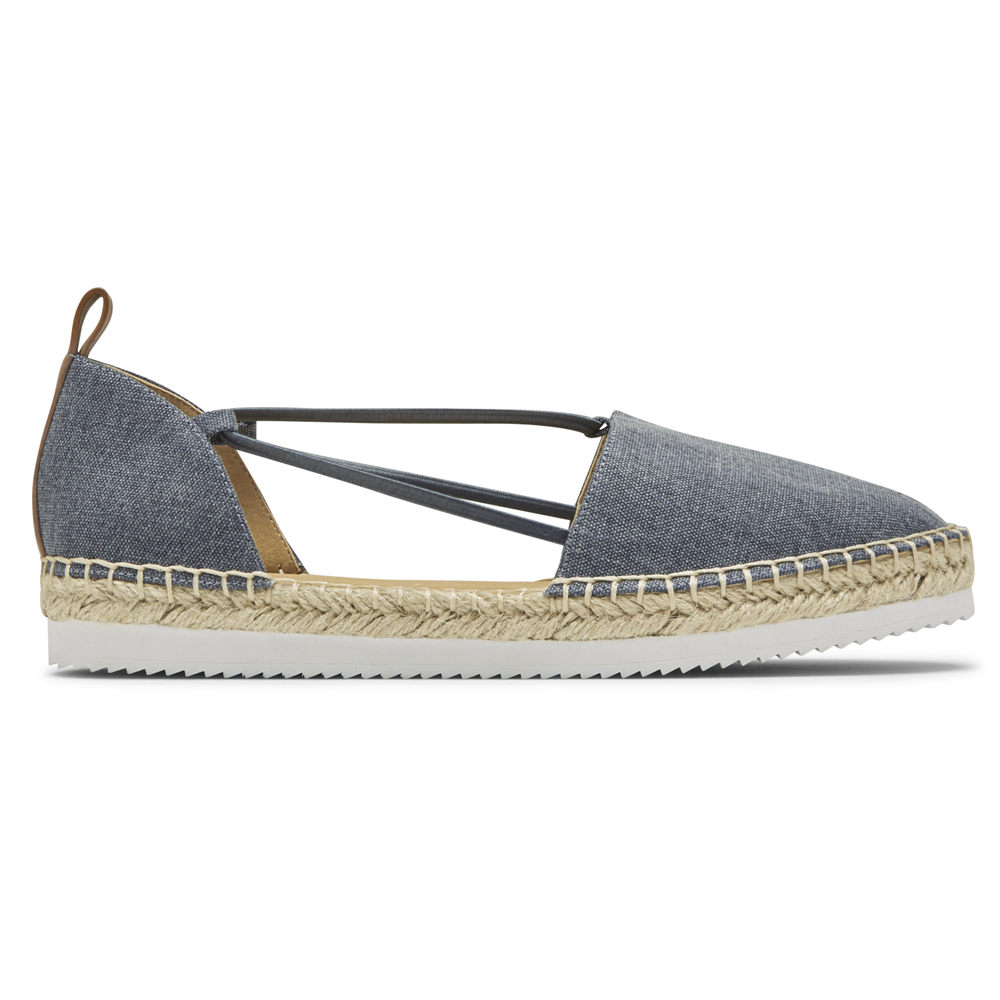 Rockport Singapore Womens Slip-On - Seaview Bungee Grey - YR3150492